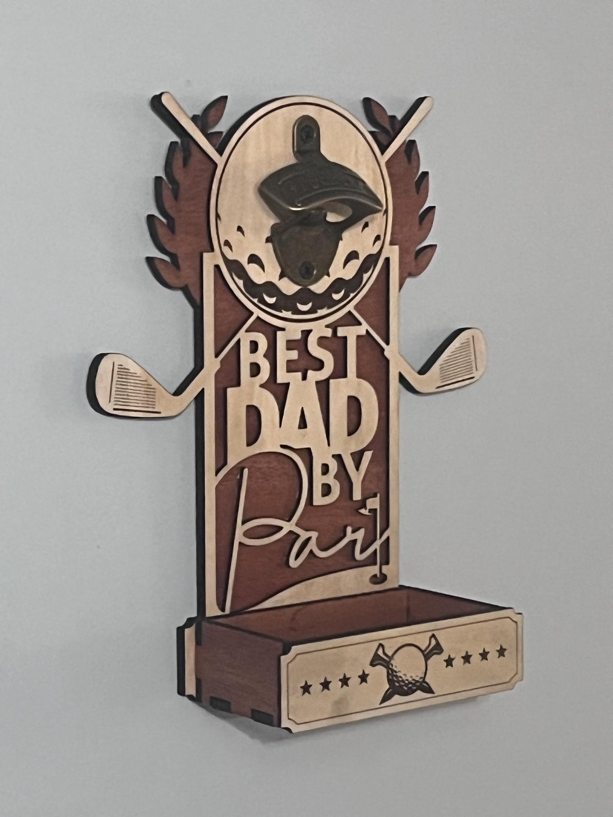 Best Dad by Par Bottle Opener