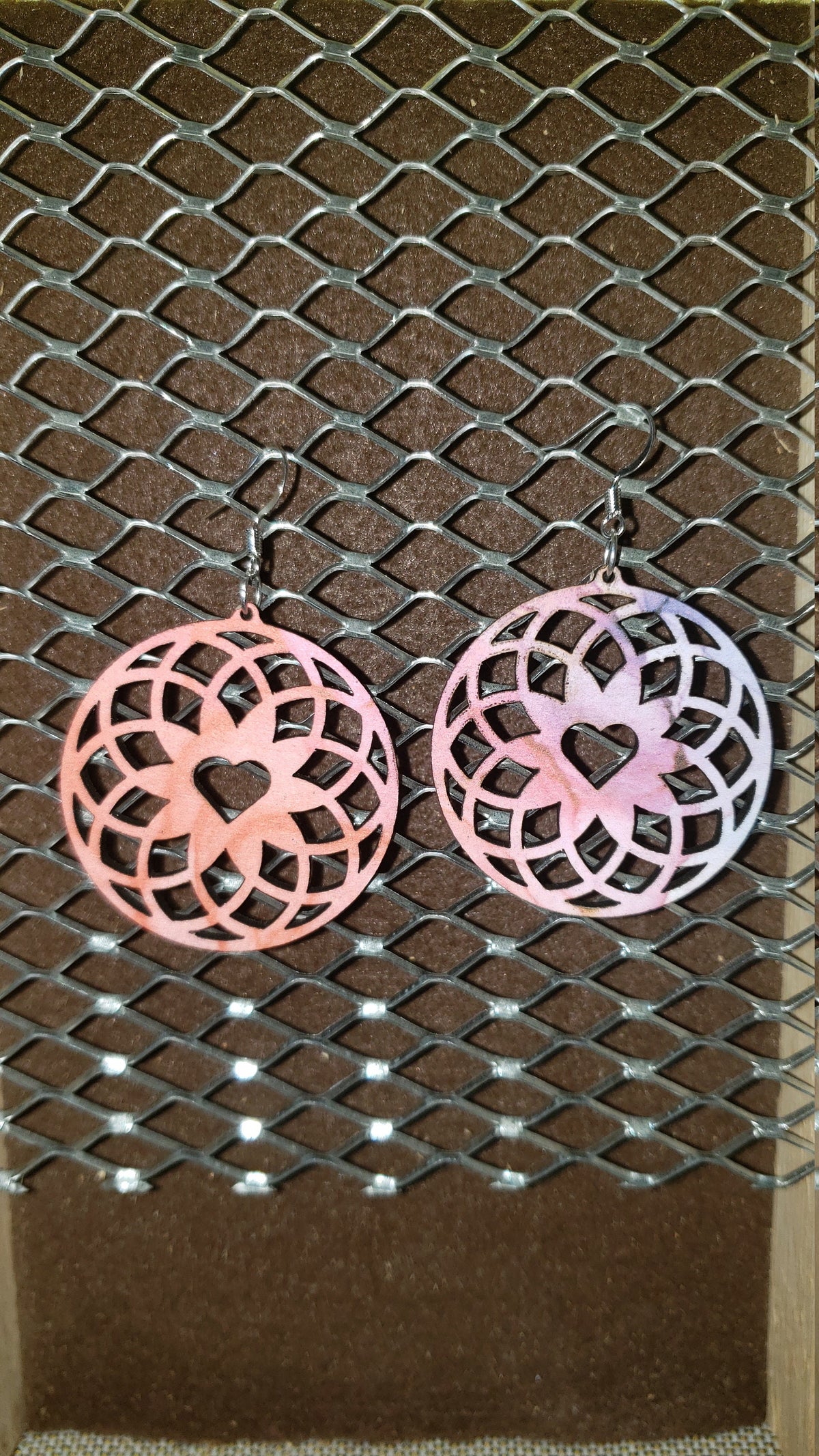 Handcrafted Geometric Wood Earrings - Limited Stock