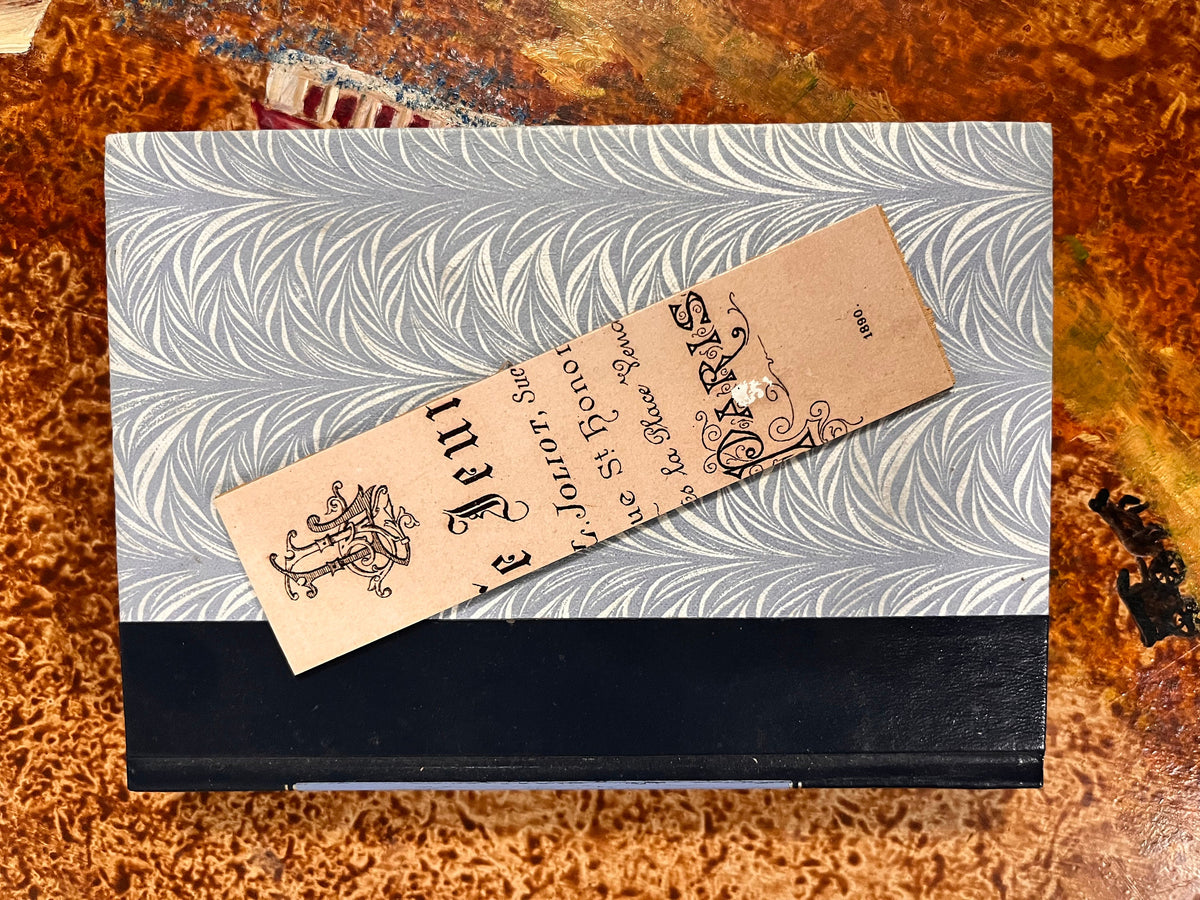 Rosewood Bookmark with Vintage Script and Love Engraving