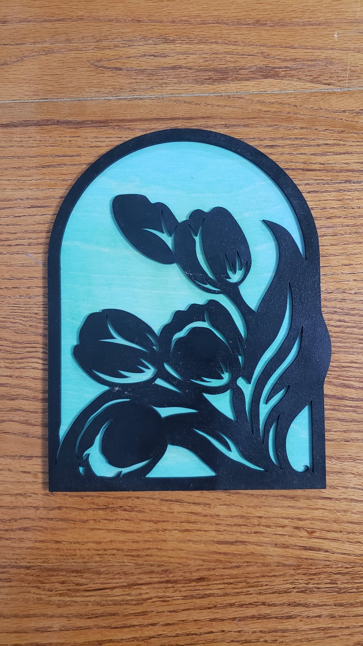 Crocus Laser-Engraved Wall Art