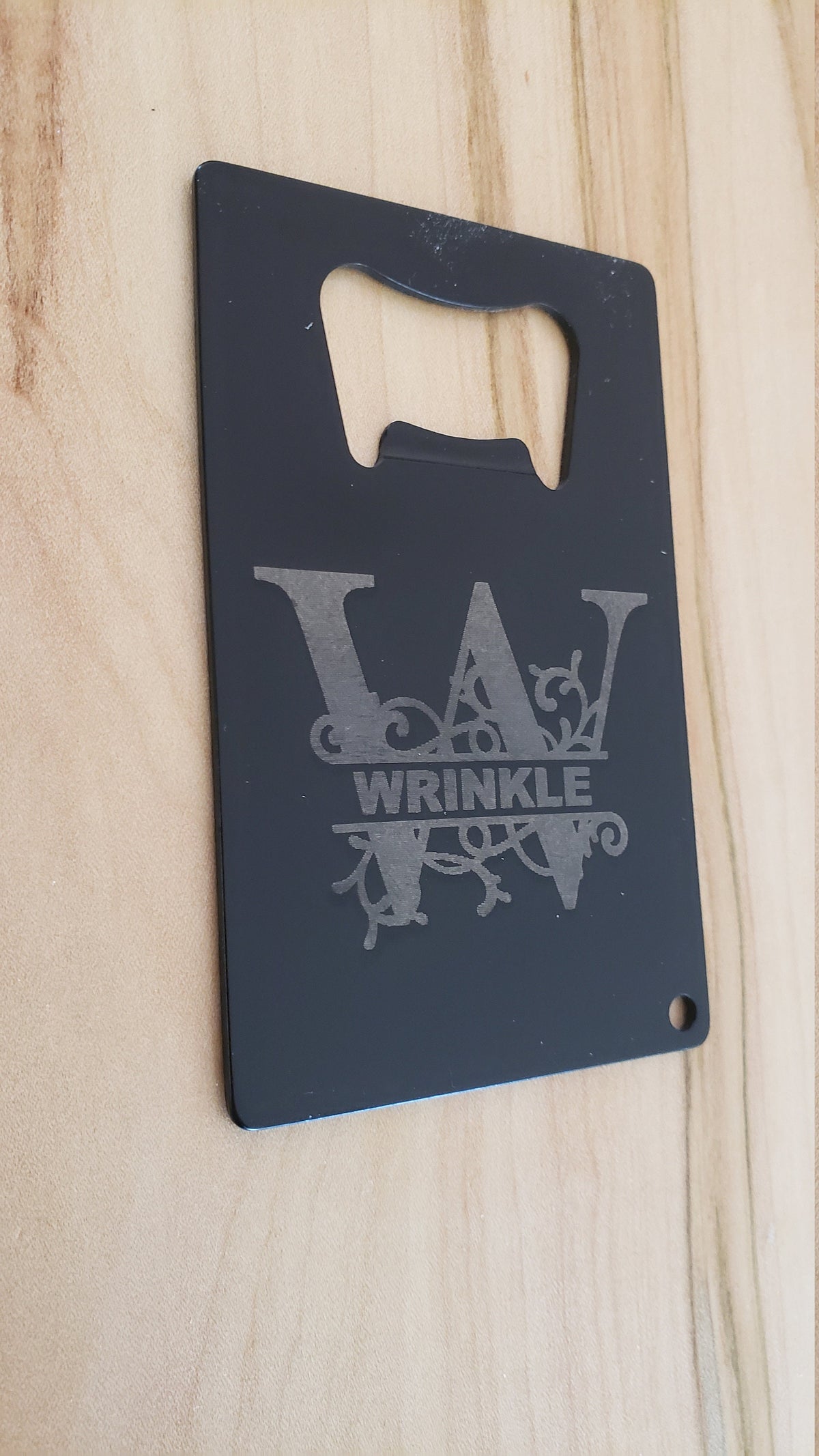 Customizable Credit Card Bottle Opener