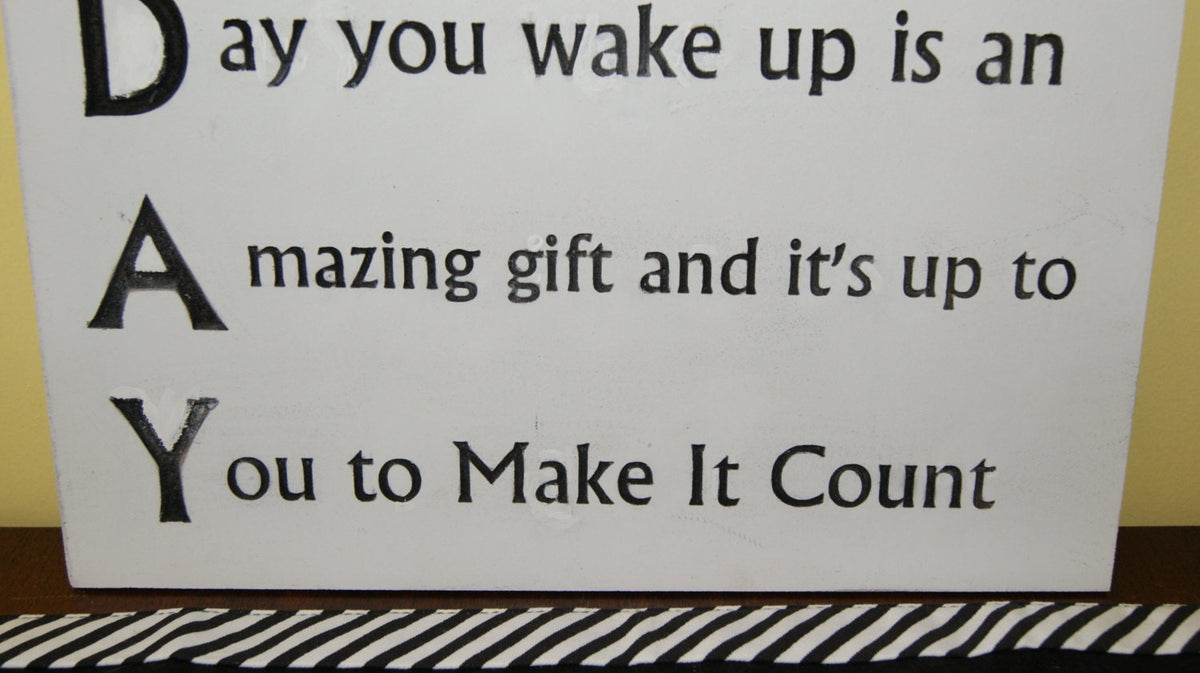 Custom plaque - Monday