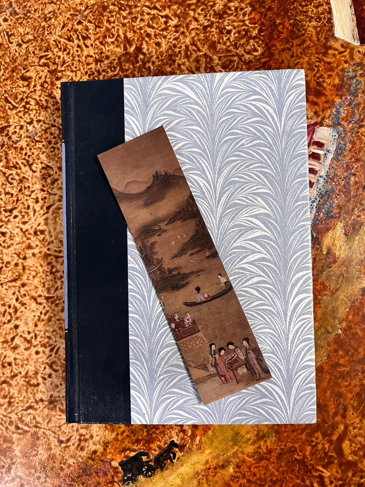 Curly Maple Bookmark with Japanese Art – One, More, Page