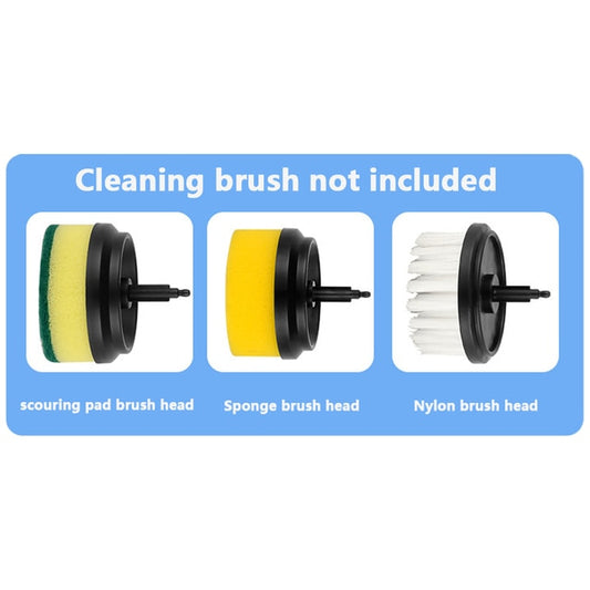 Electric Cleaning Brush 3 Brush Heads Cleaner W/FREE SHIPPING