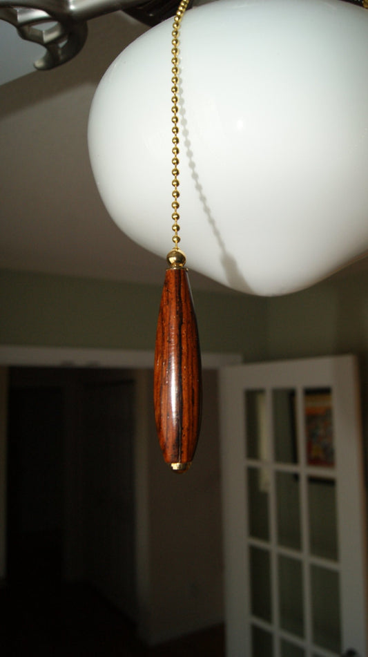 Handcrafted Cocobolo Chain Pull