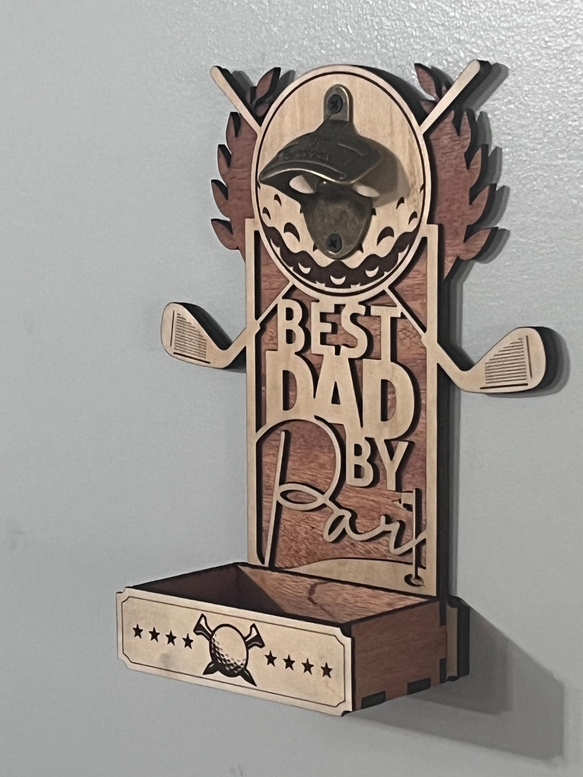 Best Dad by Par Bottle Opener