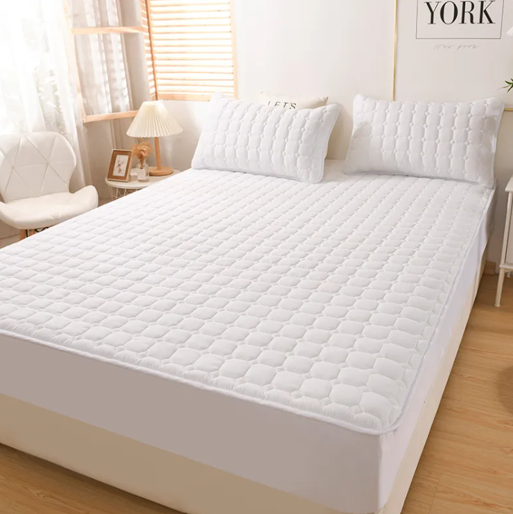 Cozy Nest 3-Piece Brushed Quilted Mattress Cover Set W/FREE SHIPPING
