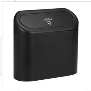 Folding Car Trash Can With Lid For Auto Interior