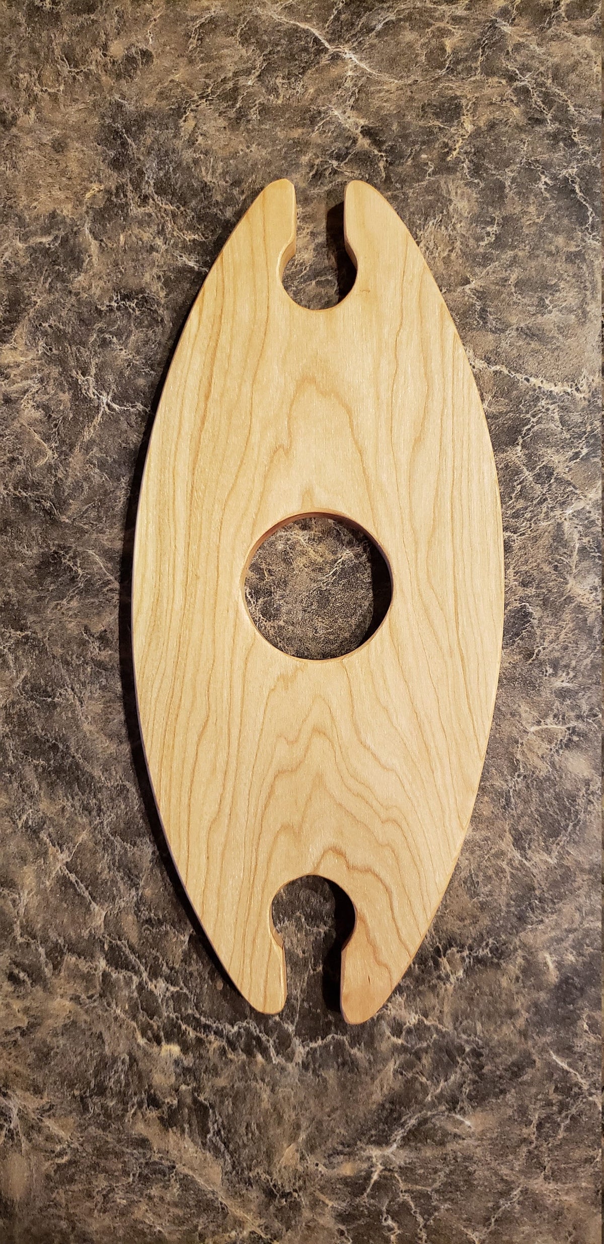Solid Cherry Wood Wine Glass Holder