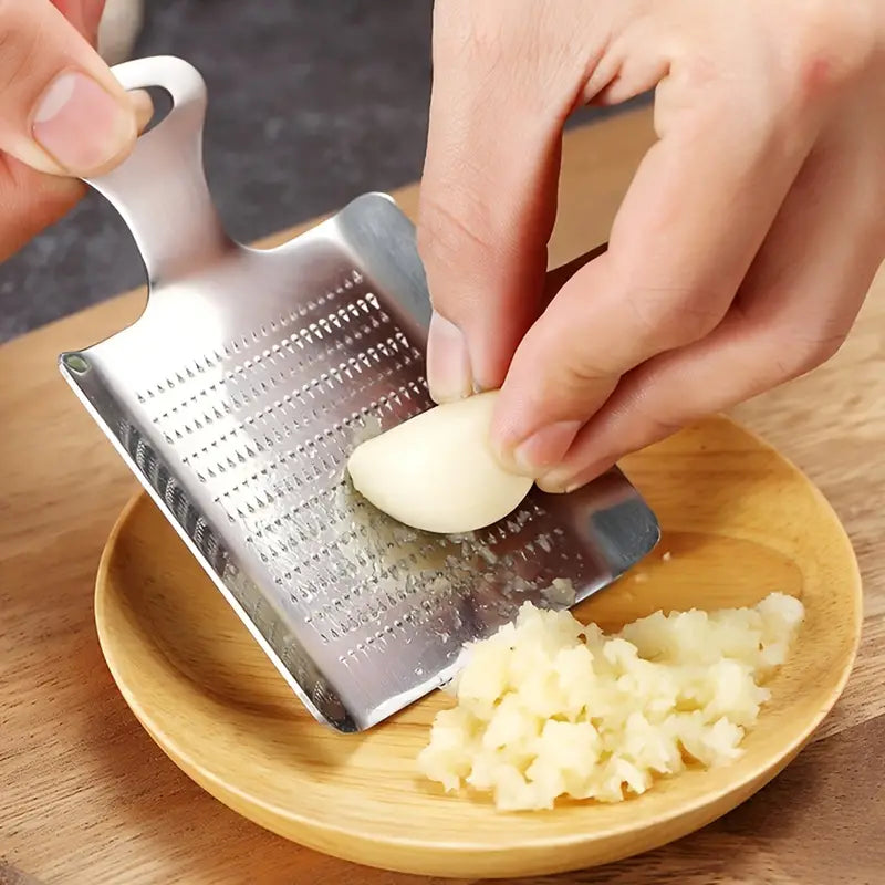 Stainless Steel Garlic Grater & Vegetable Grinder