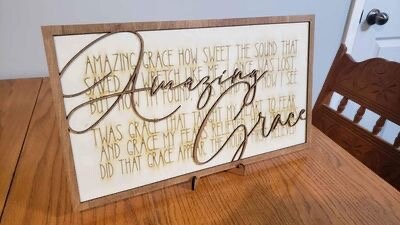 Amazing Grace Lyrics Sign
