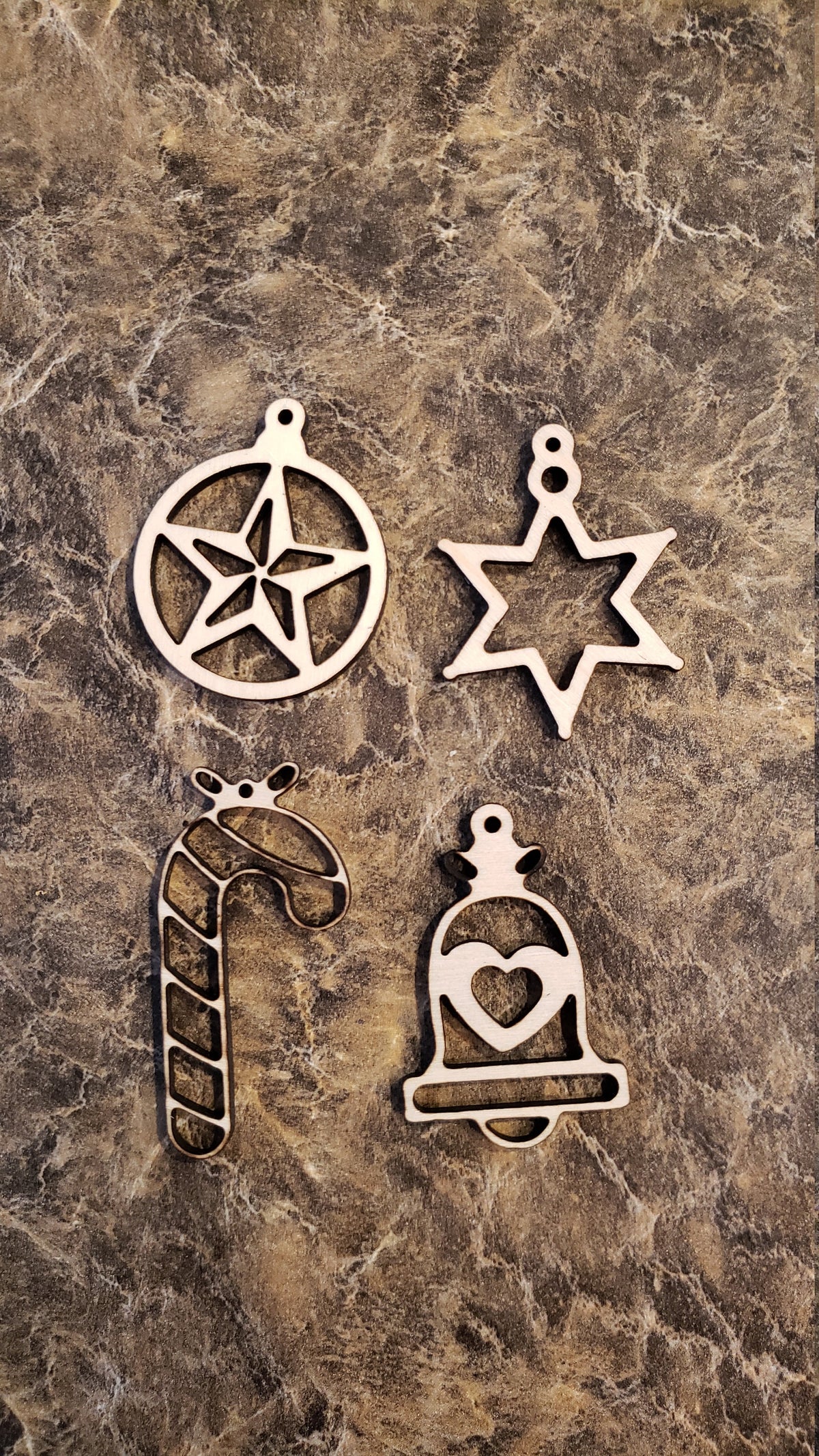 You-Paint Christmas Ornament Set - Set of 4