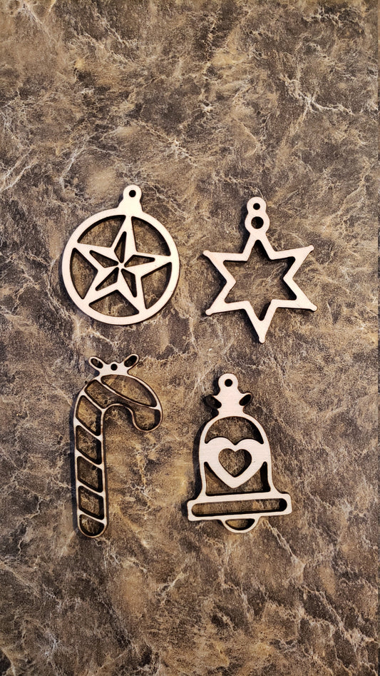 You-Paint Christmas Ornament Set - Set of 4