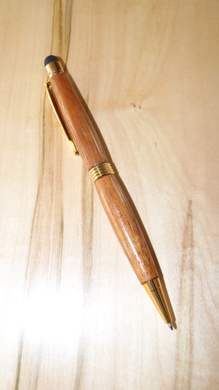 Brazilian Cherry Roadster Twist Pen with Stylus Tip