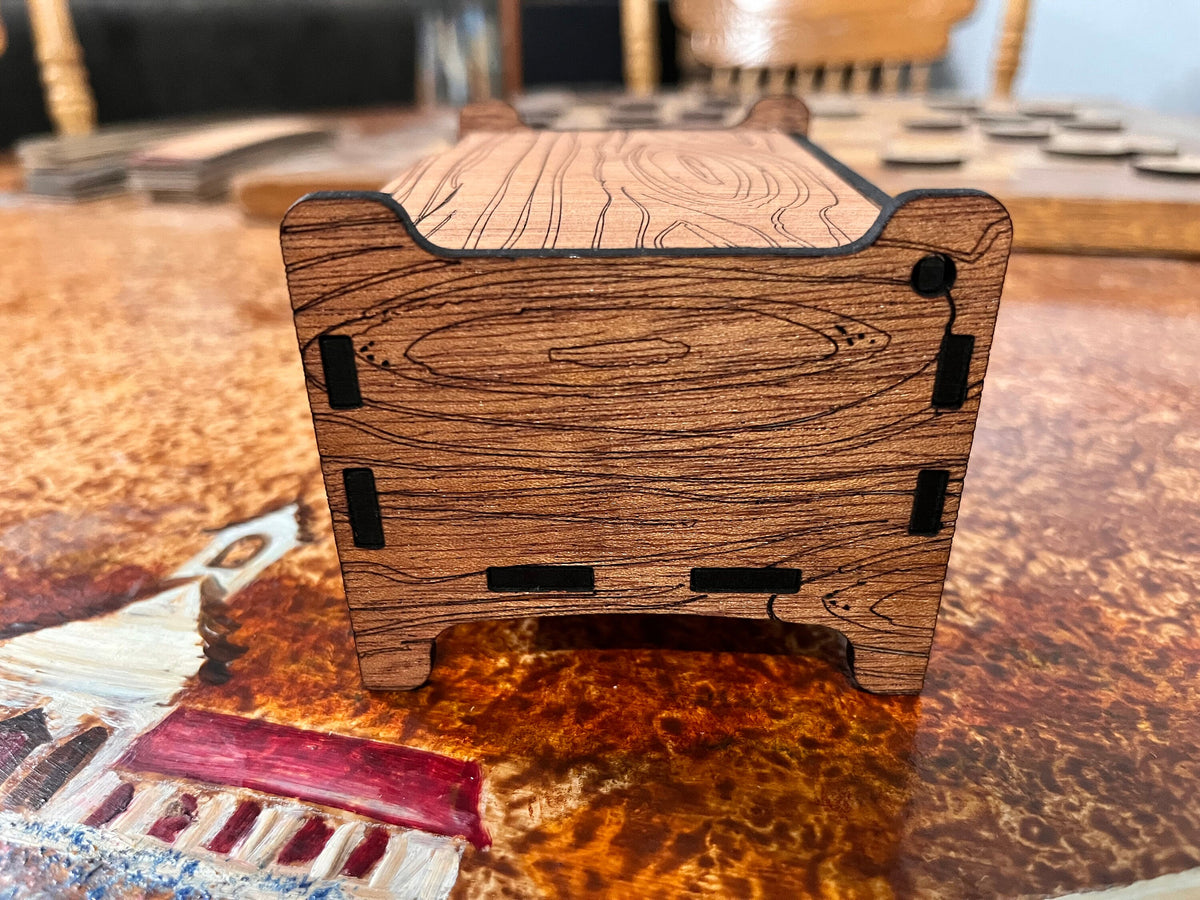 Small Mahogany Ring Box