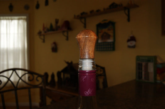 Handcrafted Goncalo Alves Bottle Stopper