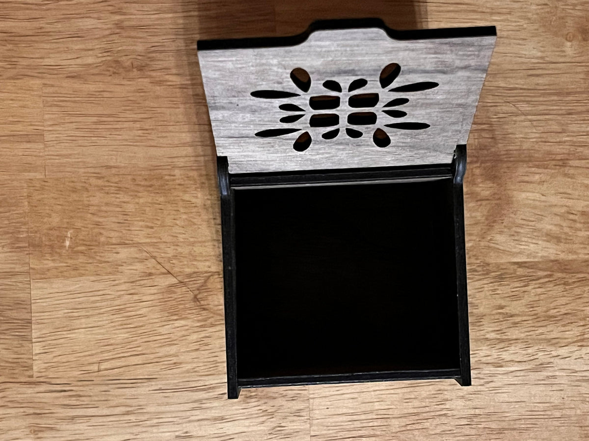 Small Solid Walnut Ring & Jewelry Box
