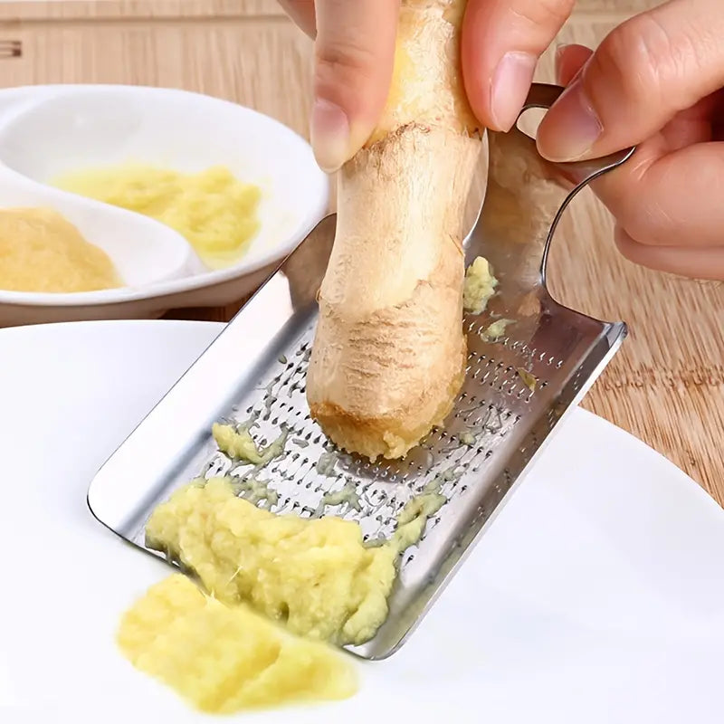 Stainless Steel Garlic Grater & Vegetable Grinder