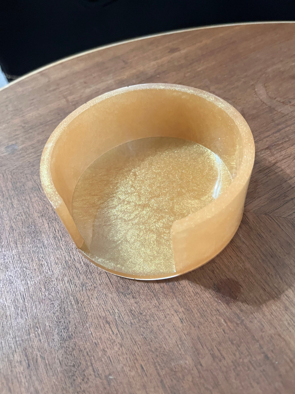 Premium Gold Leaf Resin Coaster Set