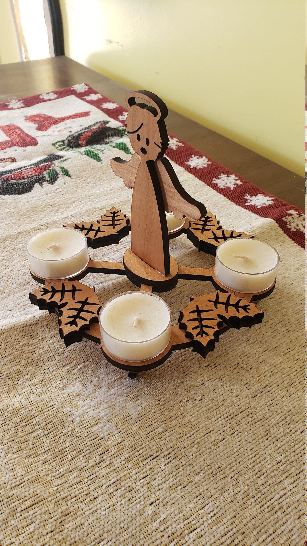 Angel Tea Light Candle Holder
