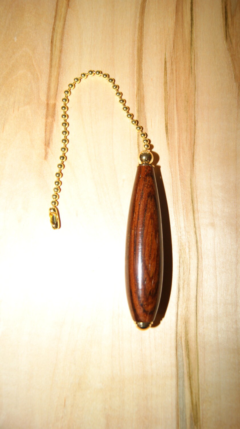 Handcrafted Cocobolo Chain Pull