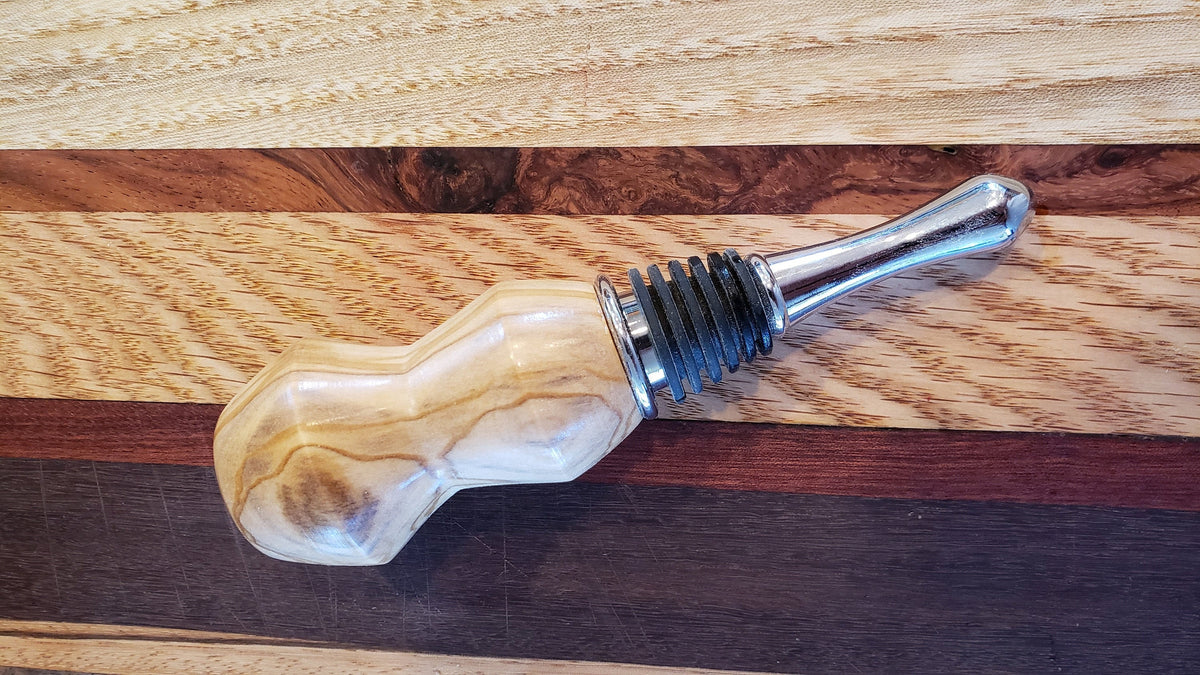 Handcrafted Olivewood Bottle Stopper