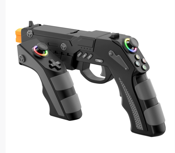 Wireless Bluetooth Pistol Game Controller | Vibration Feedback, Multi-Platform