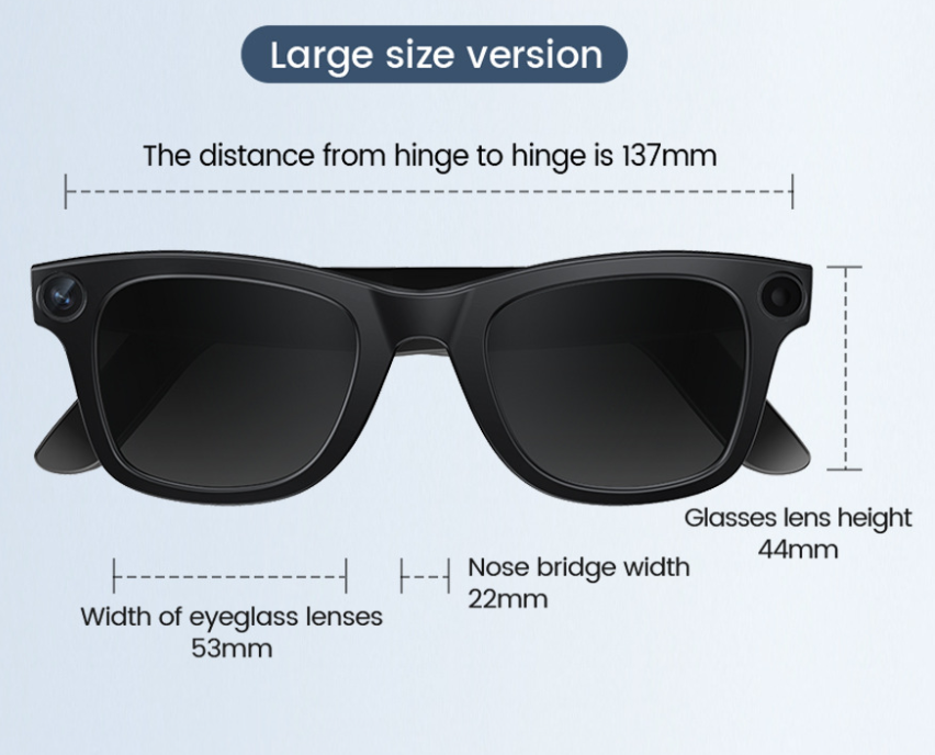 AI Camera Smart Glasses W/FREE SHIPPING
