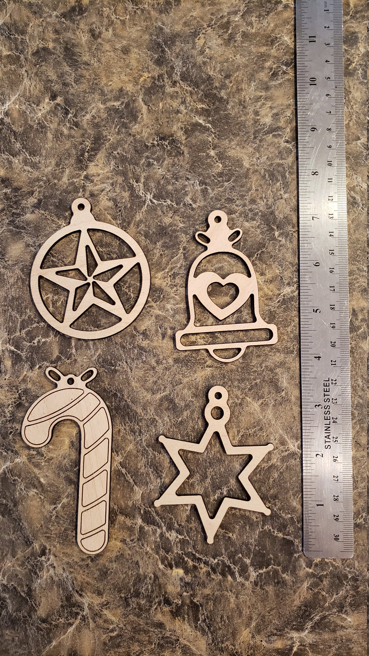 You-Paint Christmas Ornament Set - Set of 4 (Large)
