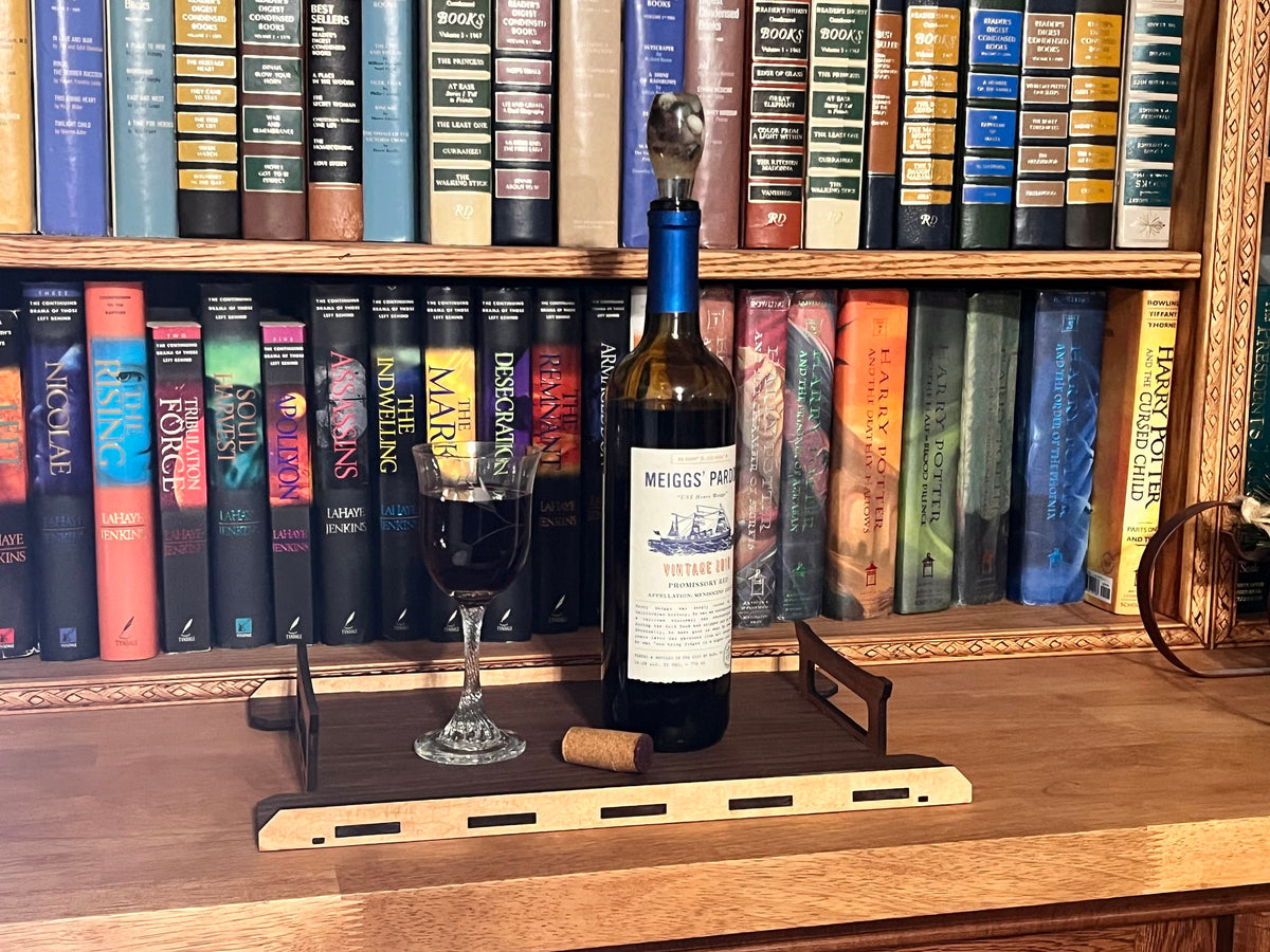 Handcrafted Stone & Epoxy Wine Bottle Stopper