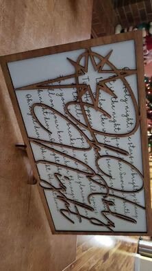Oh Holy Night Lyrics Sign