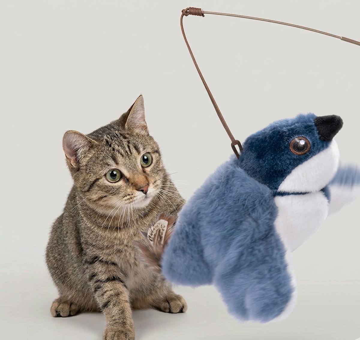 Flapping Bird Cat Toy | USB Rechargeable, Realistic Wings