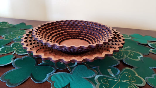 Decorative Wood Bowl Set