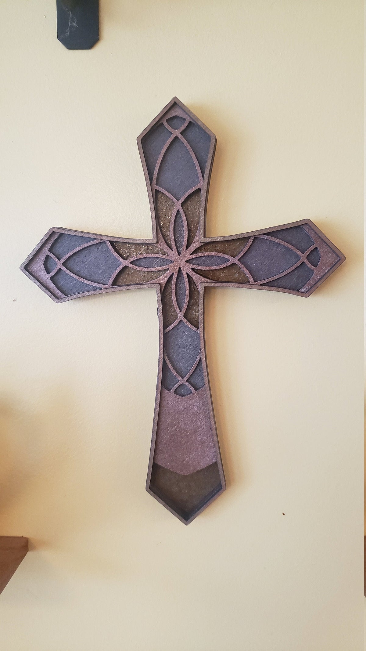 Multilayer Cross Wall Art