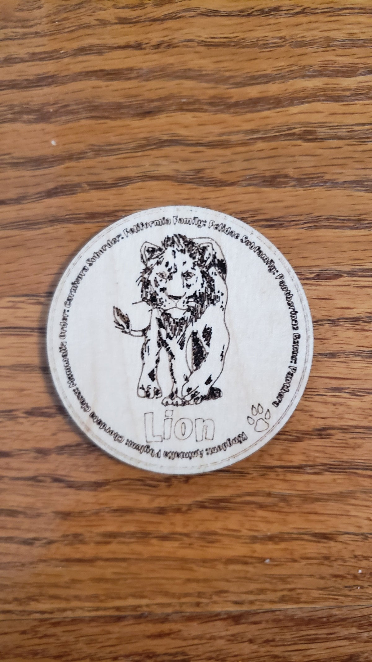 Set of 12 Feline Tokens