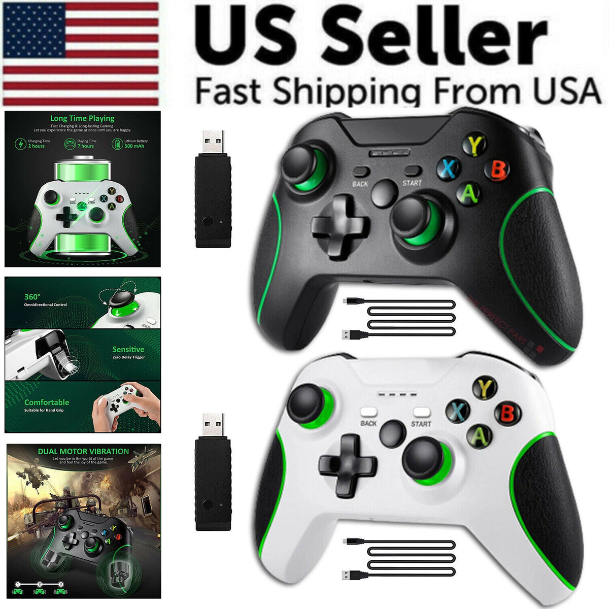 Wireless Controller For Xbox One, S, X, and Windows PC