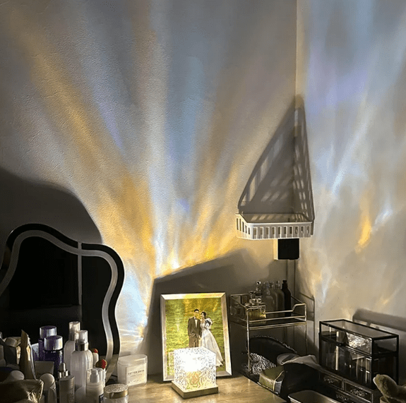 LED Water Ripple Projection Lamp with RGB Dimming - Bwrink’s Got Wood